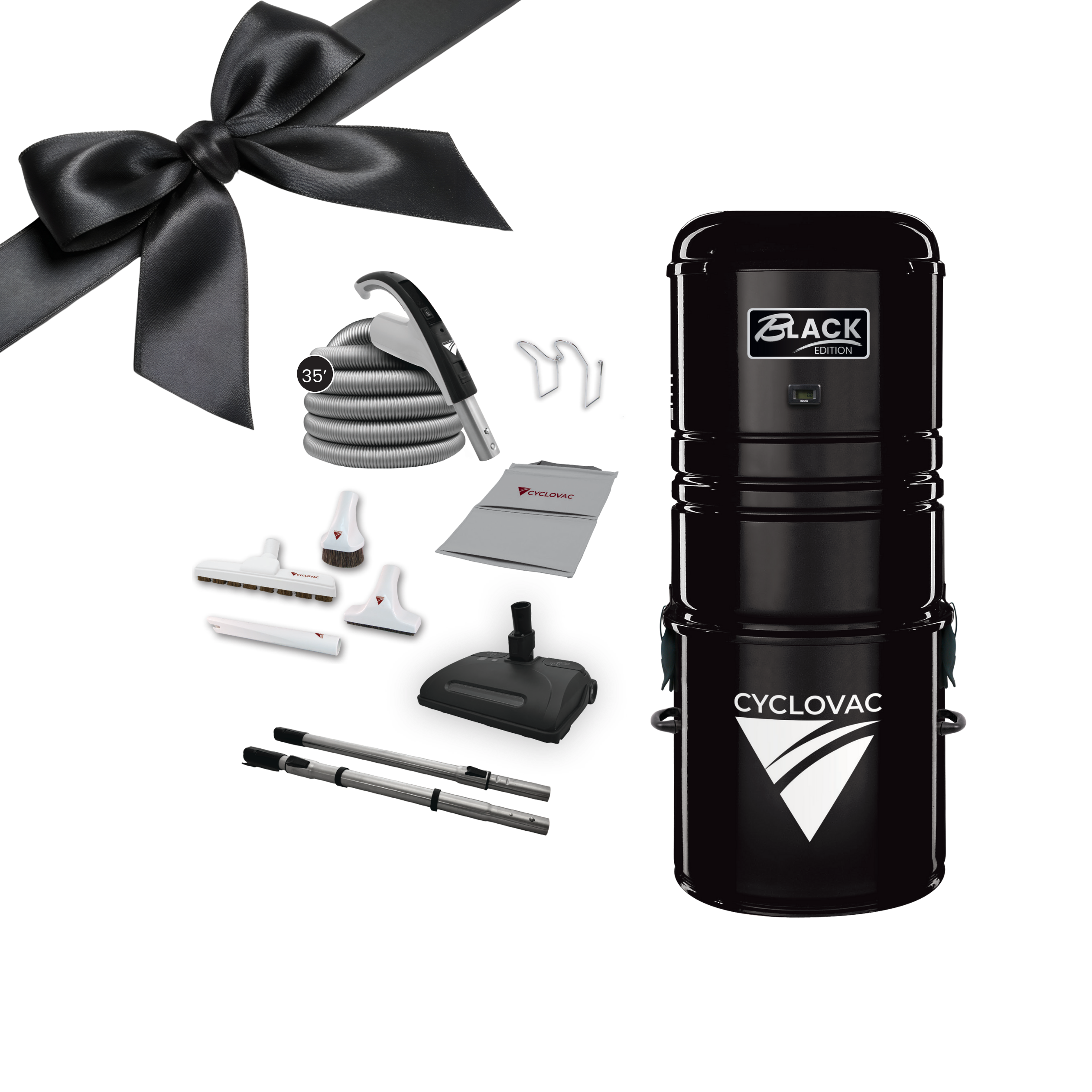 CYCLOVAC GS125 w/ Carpet & Bare Floor Pkg (Black Friday Edition)