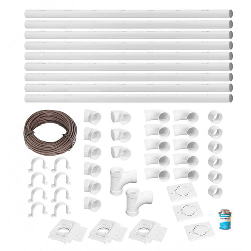 3 INLET INSTALLATION KIT W/ PIPE