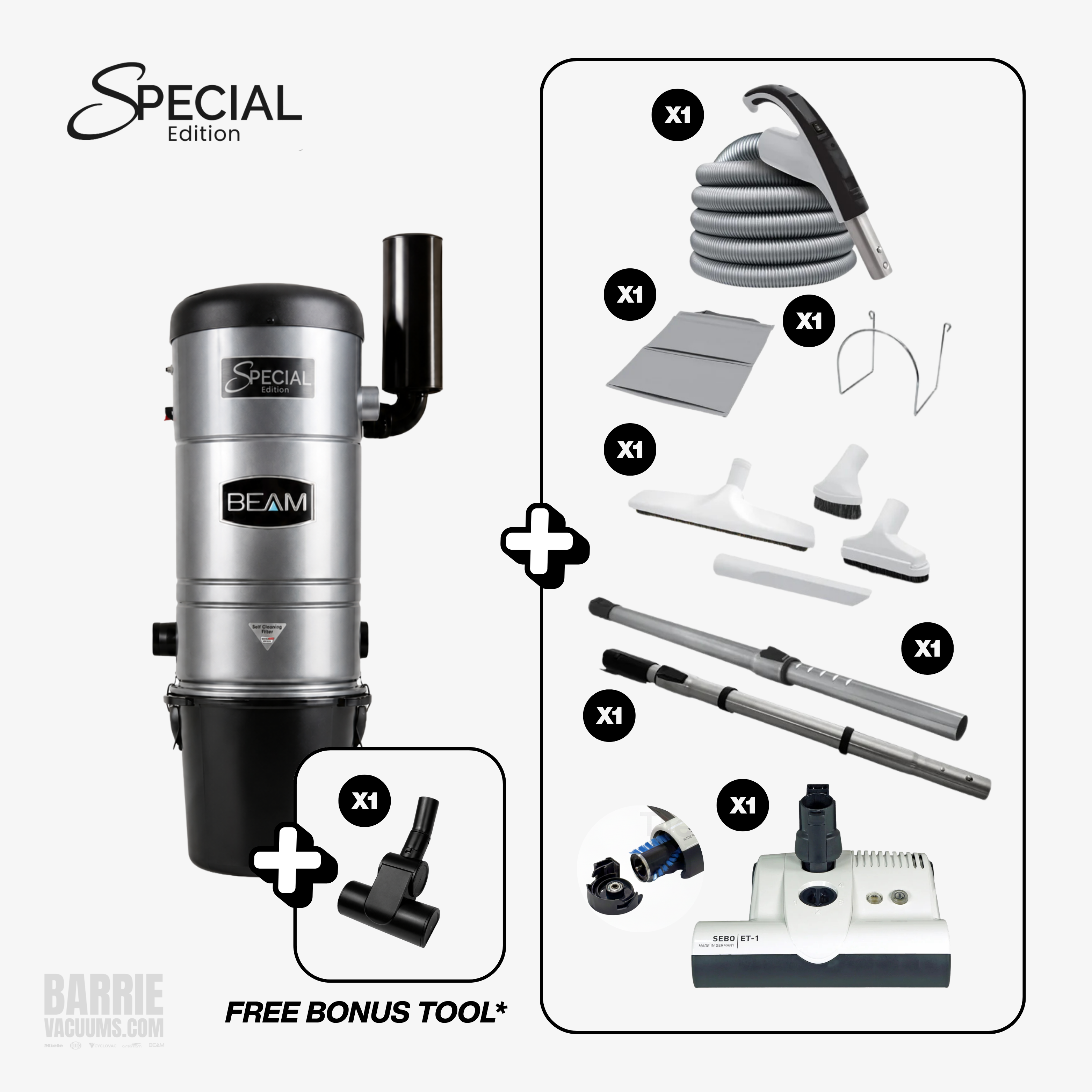 BEAM MODEL 215A SPECIAL EDITION W/ CARPET & BARE FLOOR PKG (Copy)
