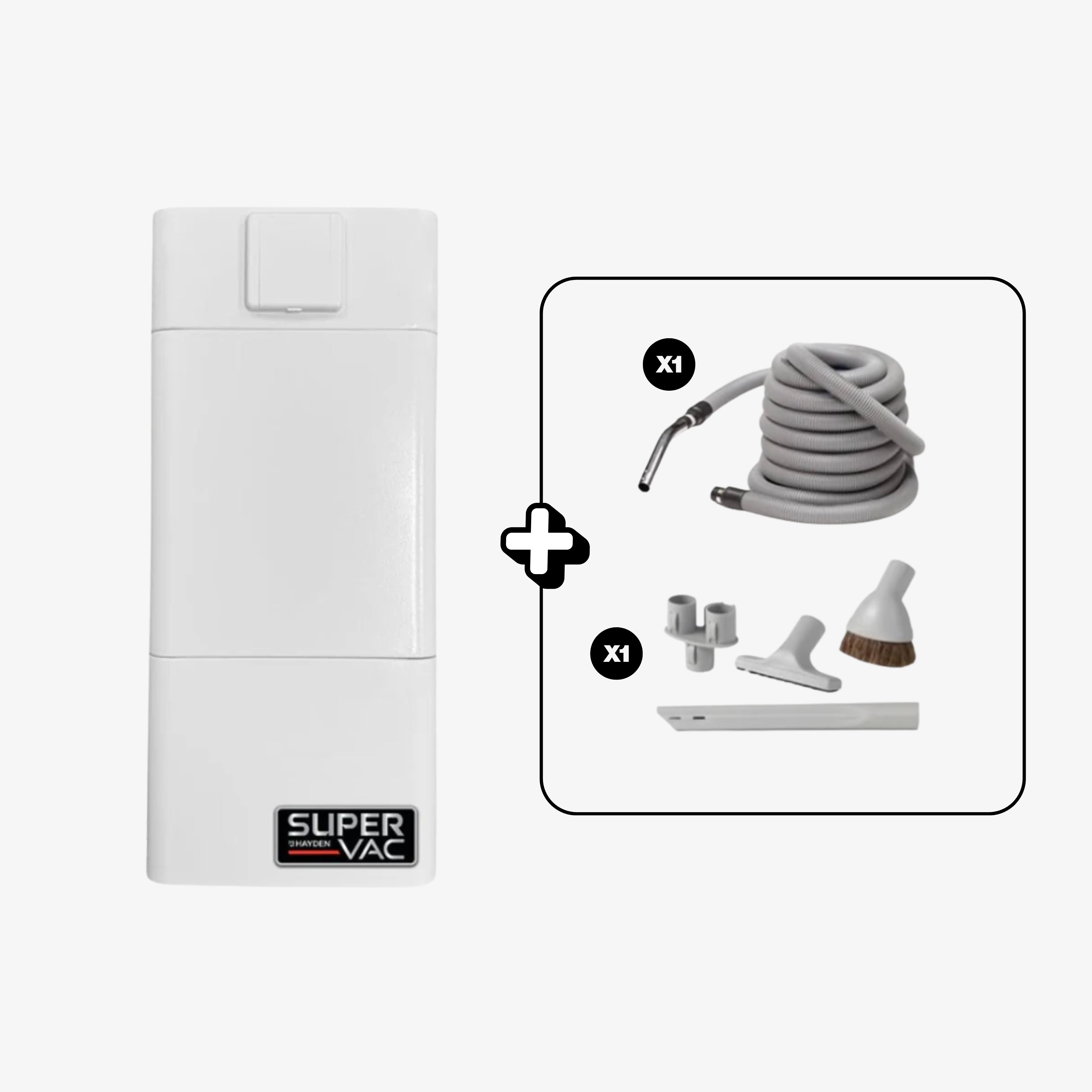 Hayden Super Vac 30 w/ Bonus Hose & Tool set