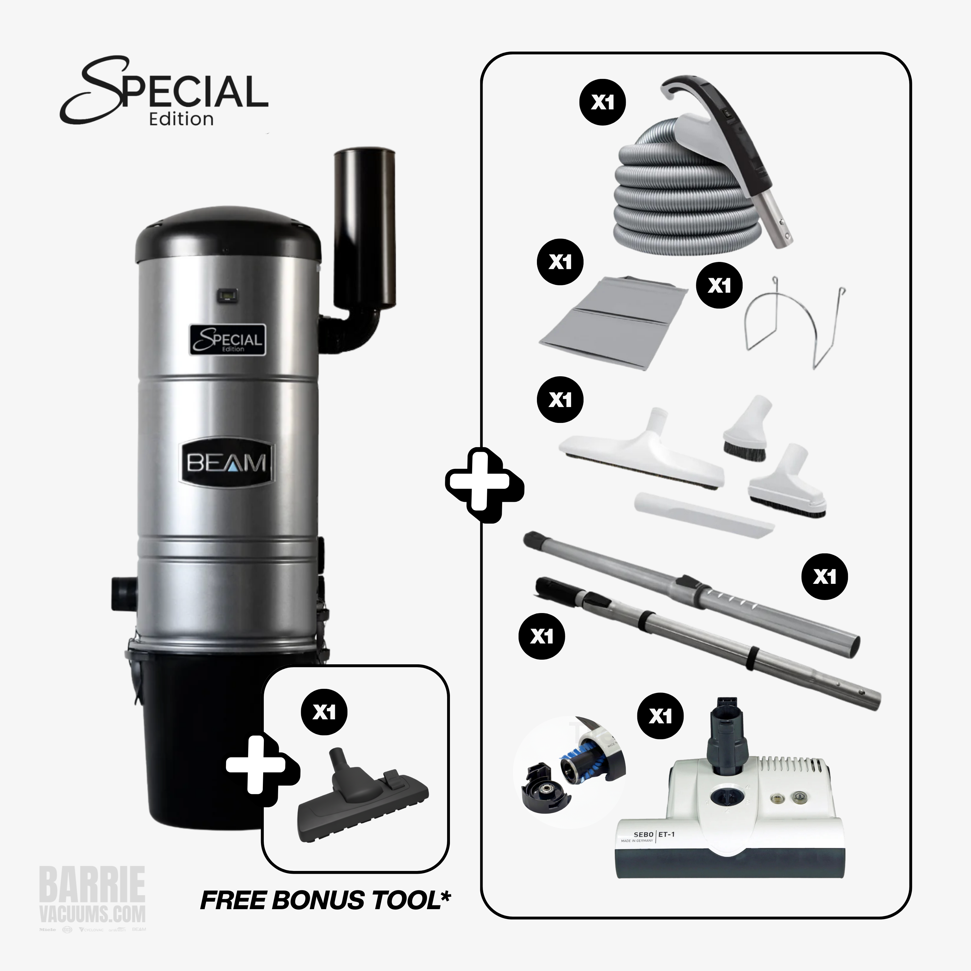 BEAM MODEL 398A Special Edition W/ Carpet & Bare Floor Pkg