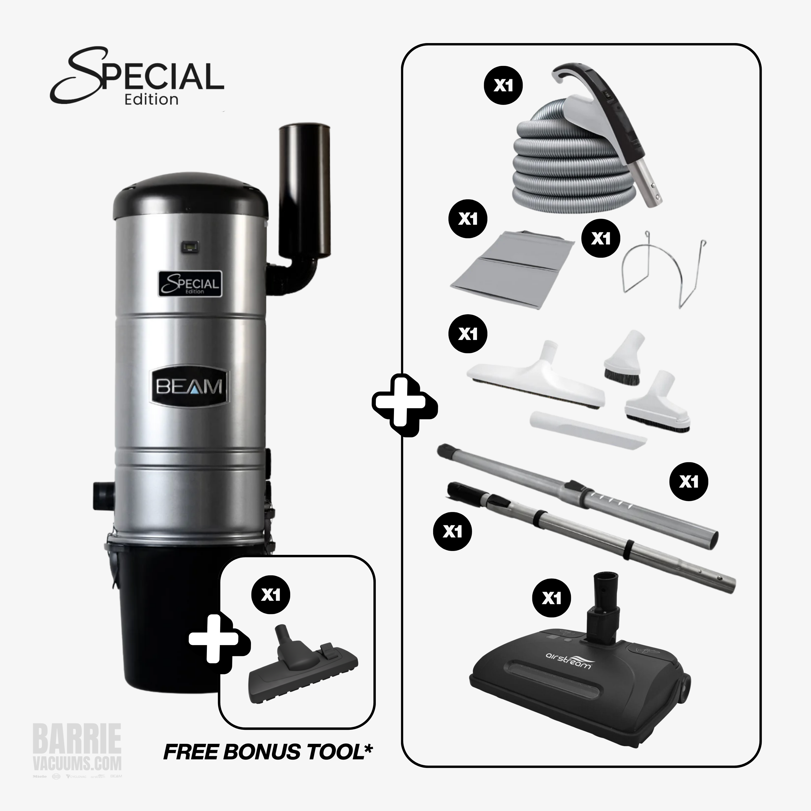 BEAM MODEL 398A Special Edition W/ Carpet & Bare Floor Pkg