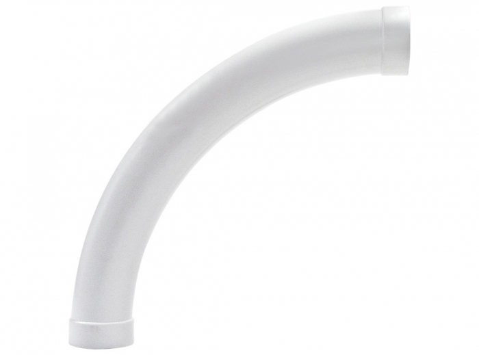 Elbow PVC pipe fitting for Retraflex retractable hose - 90° - Very long-radius