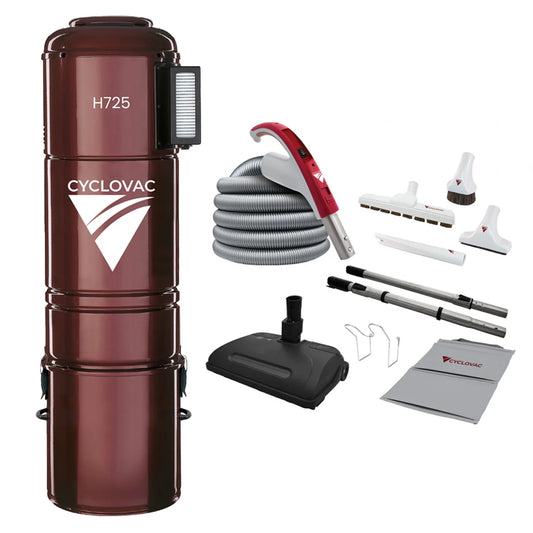 CYCLOVAC H725 w/ Carpet & Bare Floor Pkg (3)