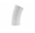 Elbow PVC pipe fitting for Retraflex retractable hose - 22.5° - very long-radius