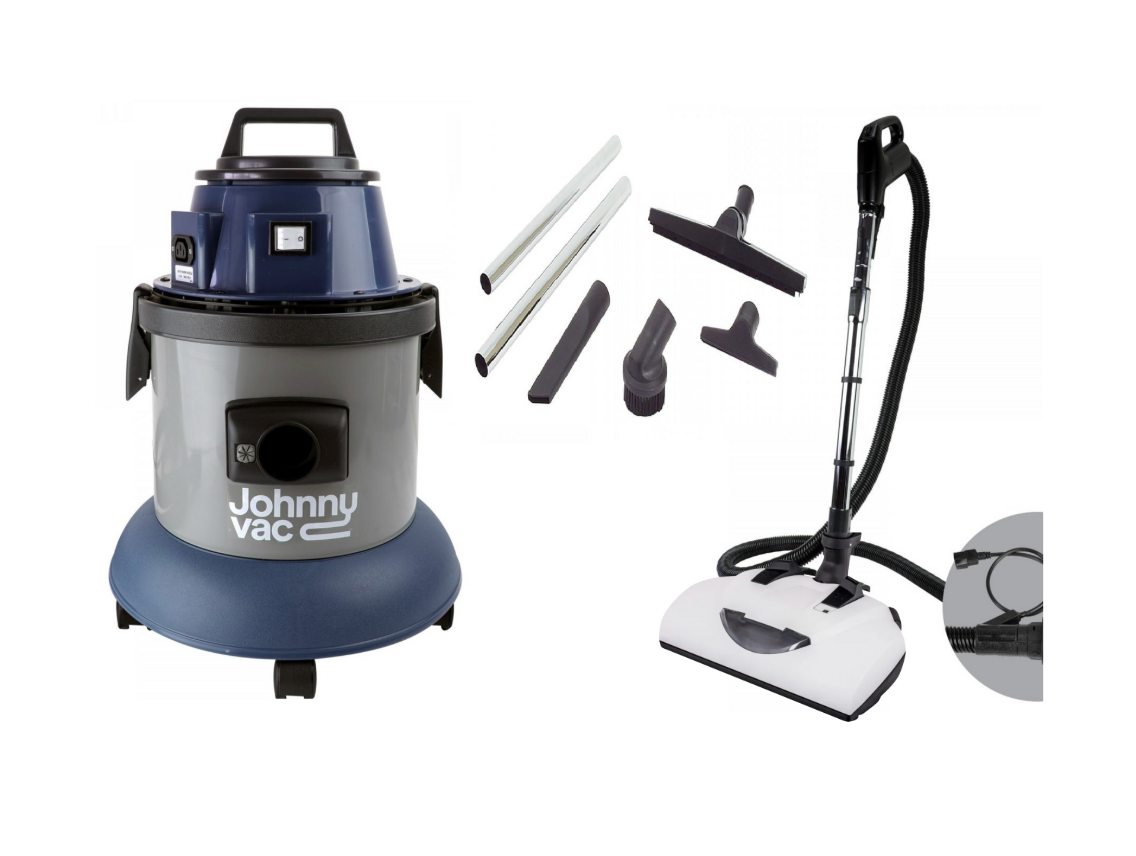 JOHNNYVAC JV125 w/ WESSEL Carpet & Bare floor Pkg