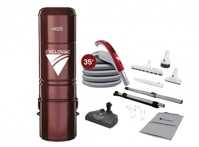 CYCLOVAC H625 w/ Carpet & Bare Floor Pkg (3)